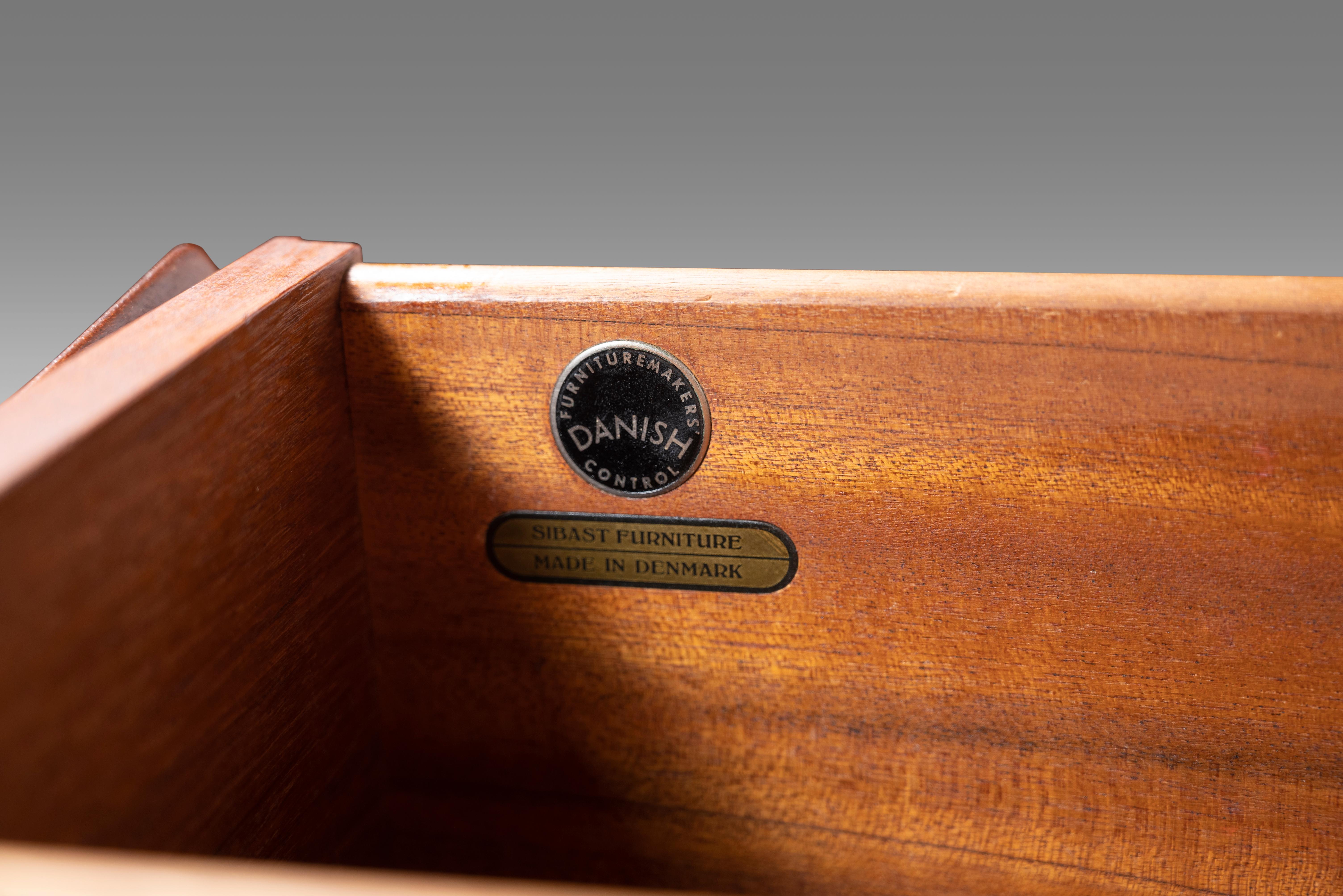 Teak Triennale Dresser / Credenza Model L-32-6 by Arne Vodder for Sibast, c. 1950s