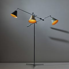 Triennale Floor Lamp by Angelo Lelli for Arredoluce