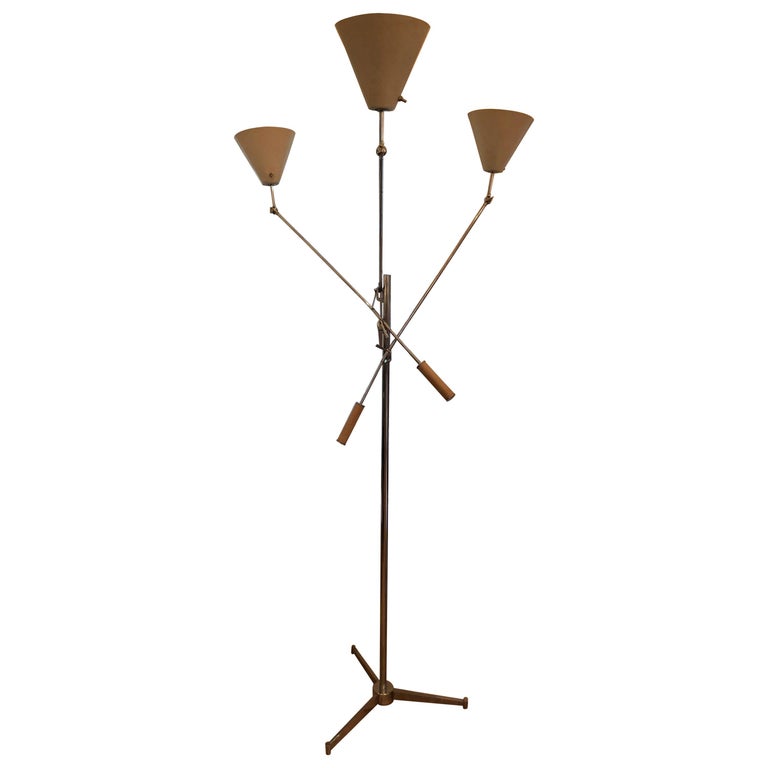 Triennale Floor Lamp by Arredoluce For Sale