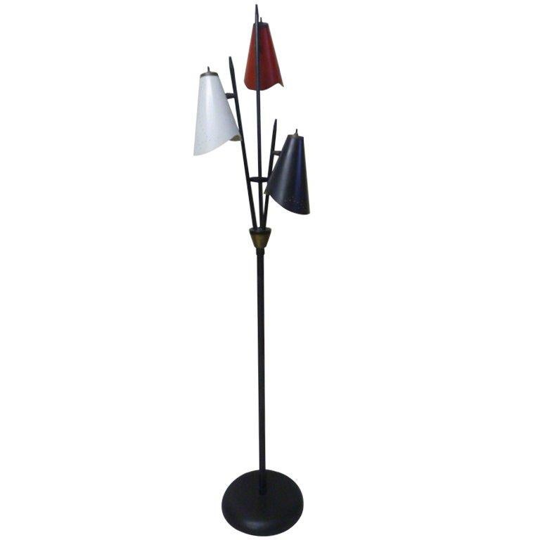 Triennale Floor Lamp by Gerald Thurston for Lightolier