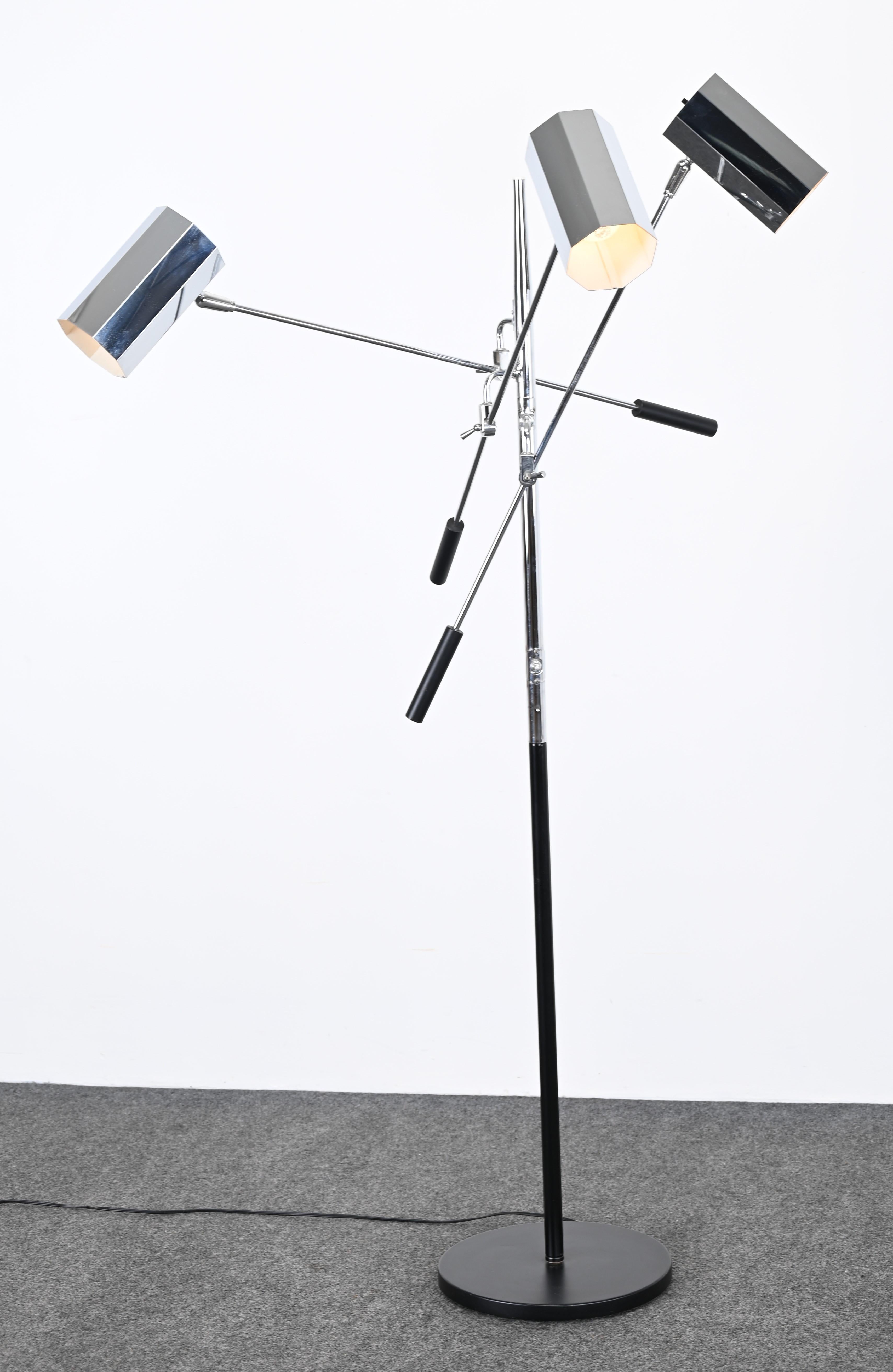 Triennale Floor Lamp by Robert Sonneman, 1960s 3