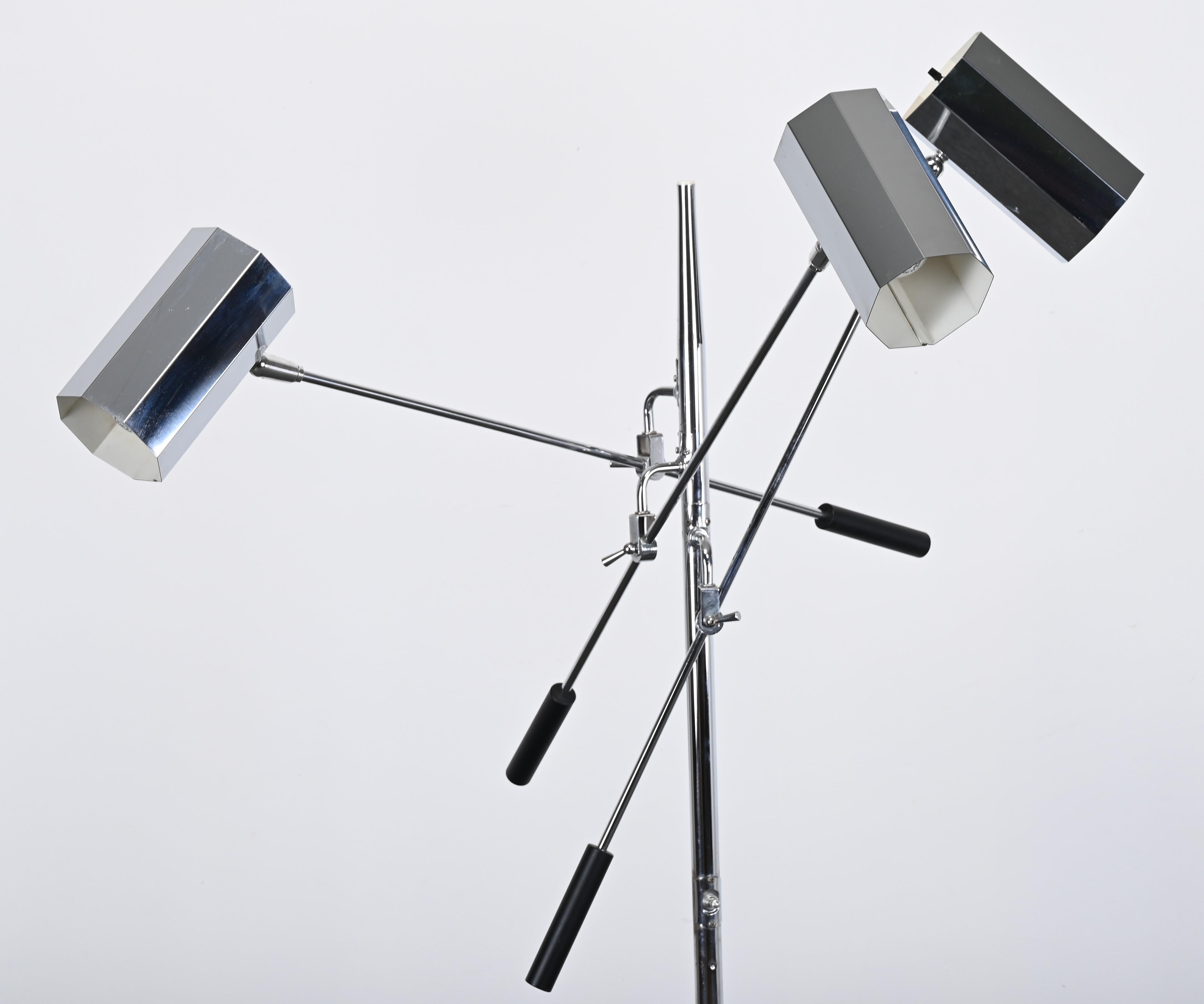 Mid-Century Modern Triennale Floor Lamp by Robert Sonneman, 1960s
