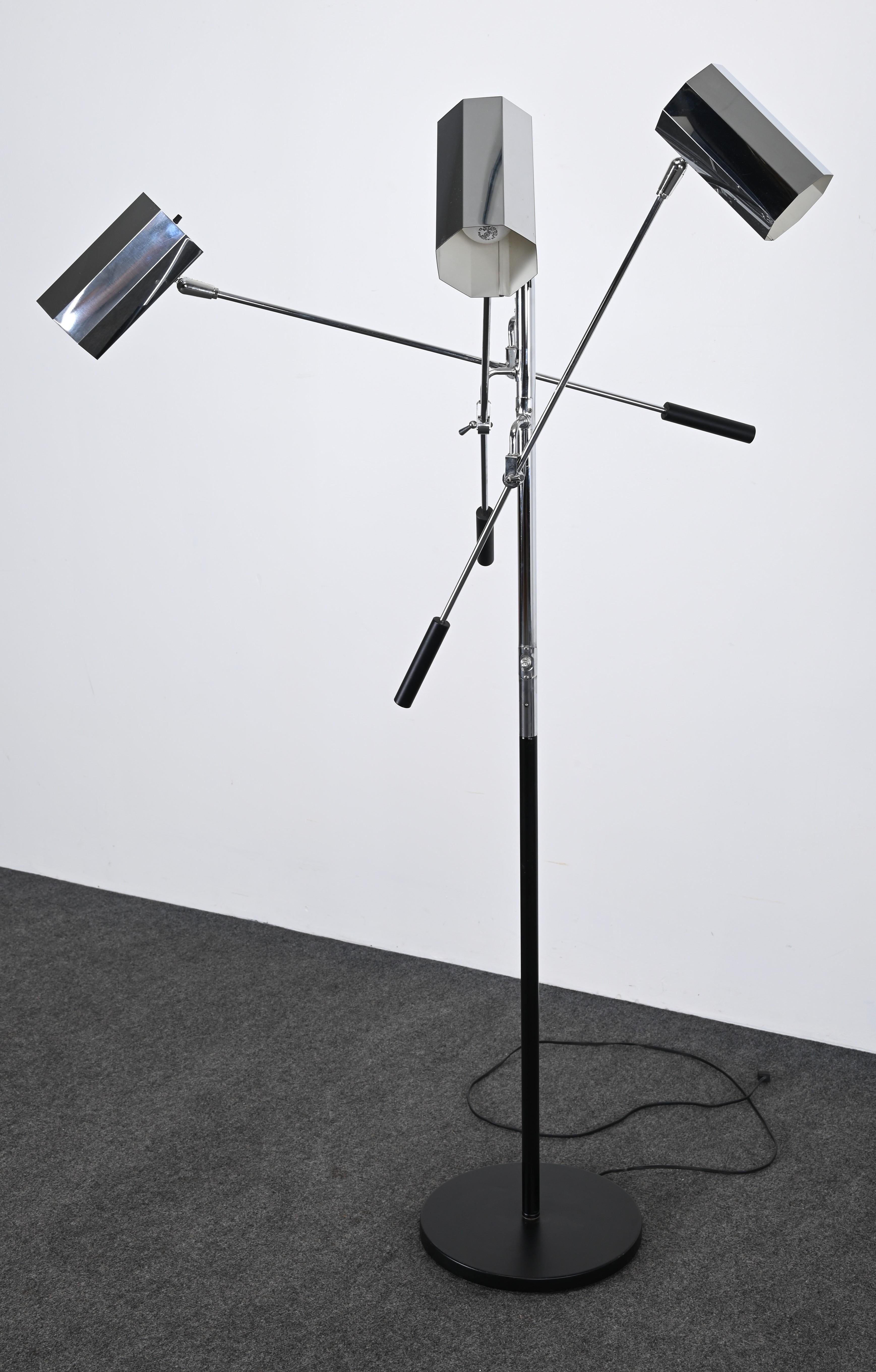 Triennale Floor Lamp by Robert Sonneman, 1960s In Good Condition In Hamburg, PA