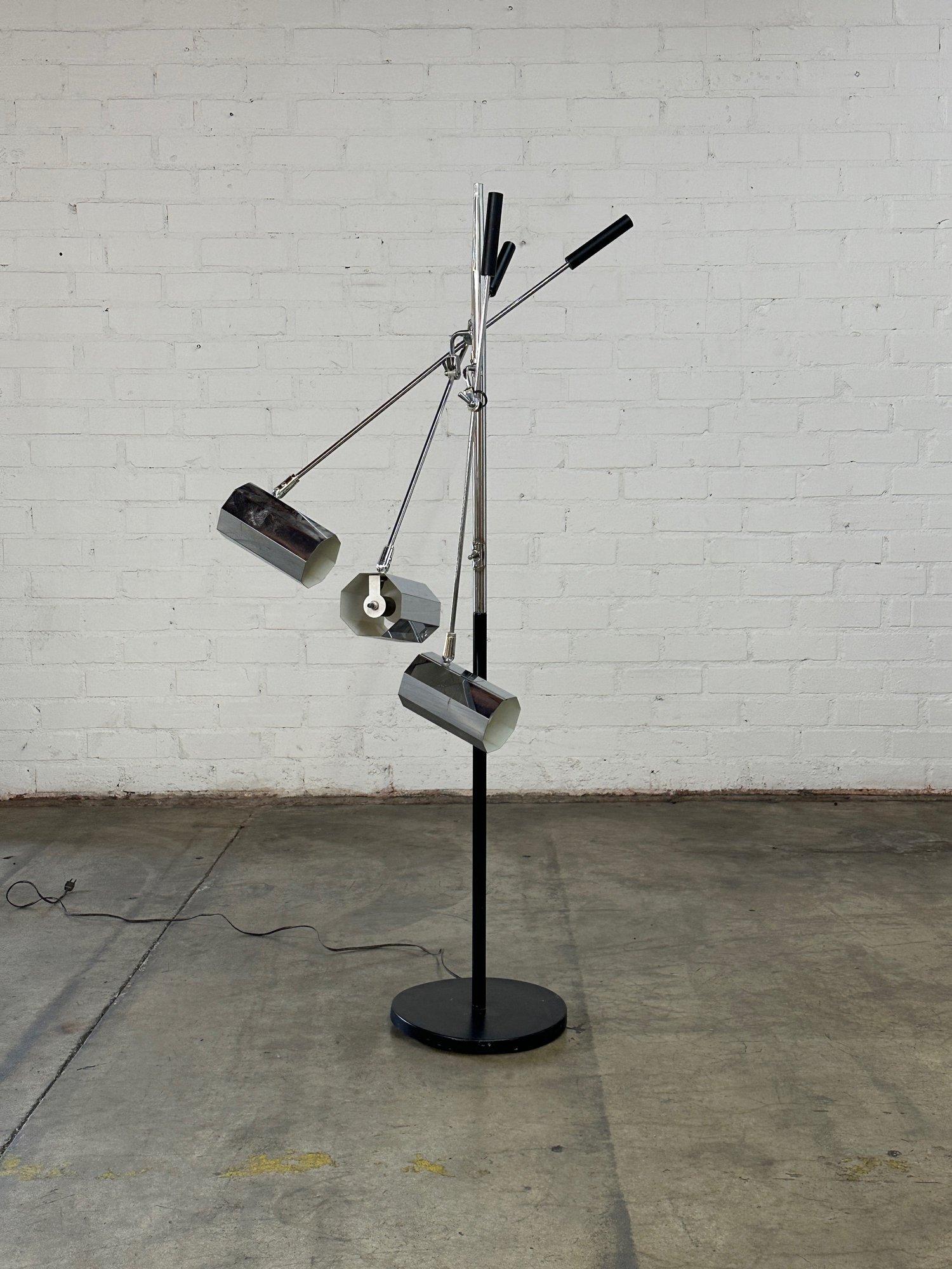 Mid-Century Modern Triennale Floor Lamp by Sonneman For Sale