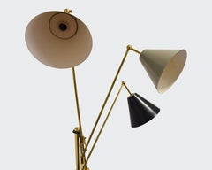 Triennale Floor Lamp Model 12128 by Angelo Lelli for Arredoluce Italy circa 1947