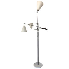 Triennale Italian Three-Arm Lamp, circa 1970