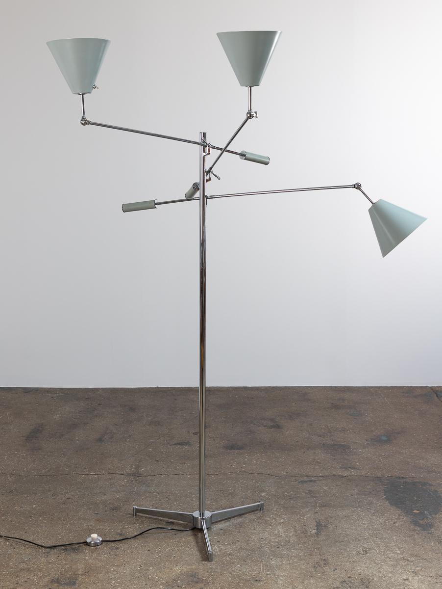 Enameled Triennale Lamp For Sale