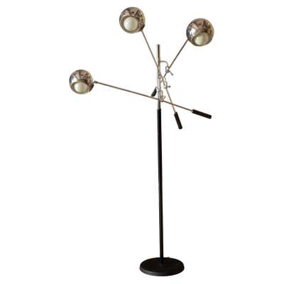 Robert Sonneman "Orbiter" Triple Boom Floor Lamp at 1stDibs