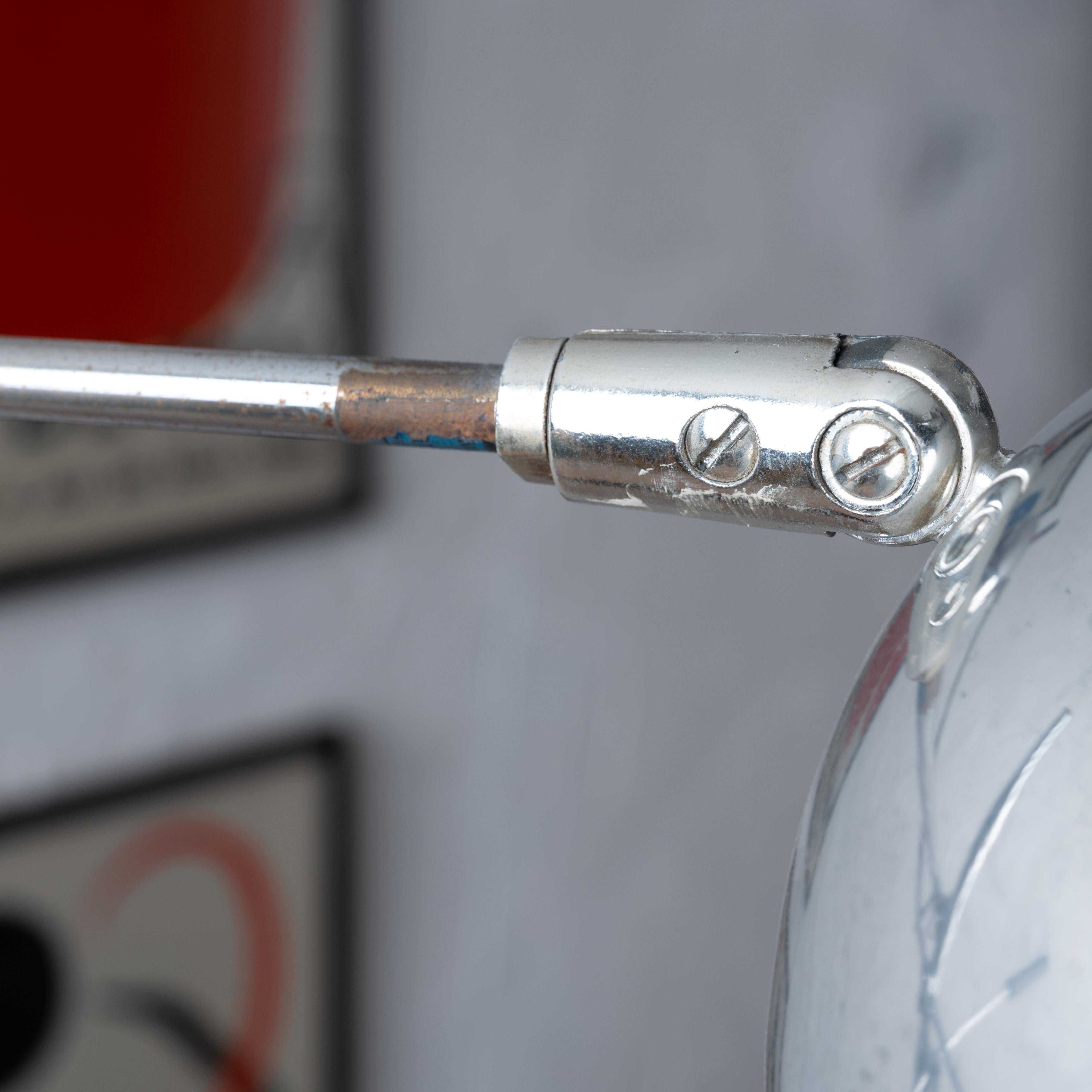 Lámpara de pie Triennale Orbiter Chrome de Robert Sonneman, c.1970 finales del siglo XX en venta
