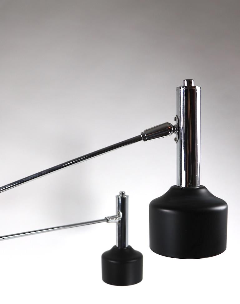 Triennale Three-Arm Floor Lamp  by Robert Sonneman For Sale 1