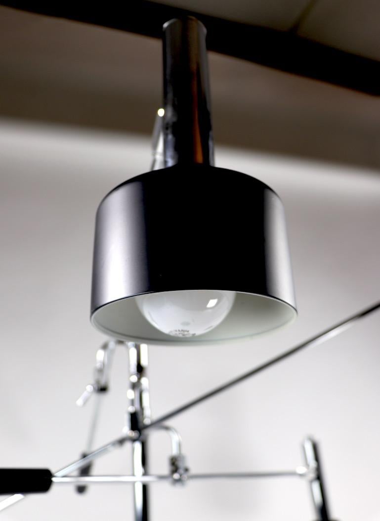 Triennale Three-Arm Floor Lamp  by Robert Sonneman For Sale 2