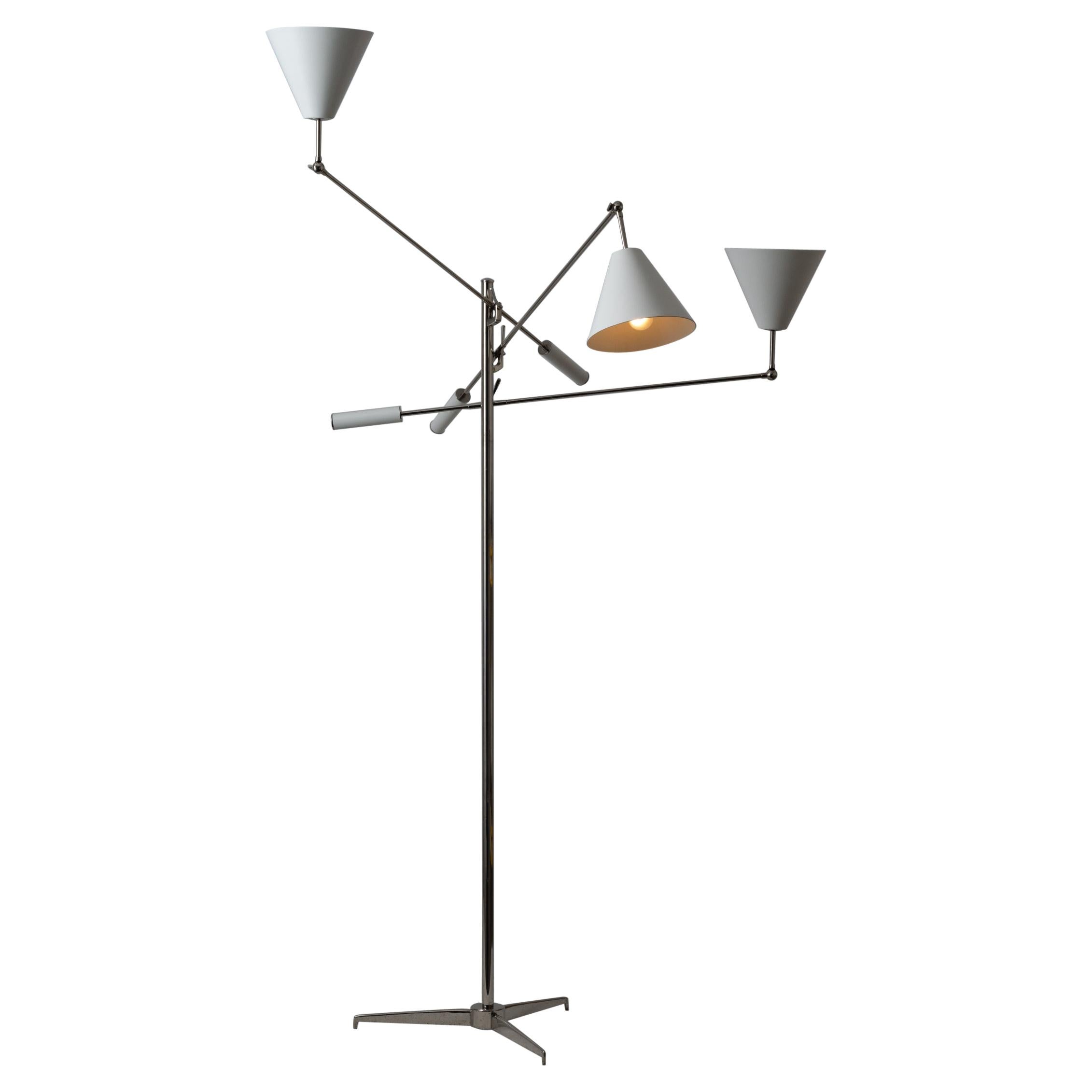 Triennale Floor Lamp by Angelo Lelli for Arredoluce