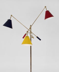Lampada da terra 'Triennale' Mod. 12128 di Angelo Lelii per Arredoluce, Italia, C.C.