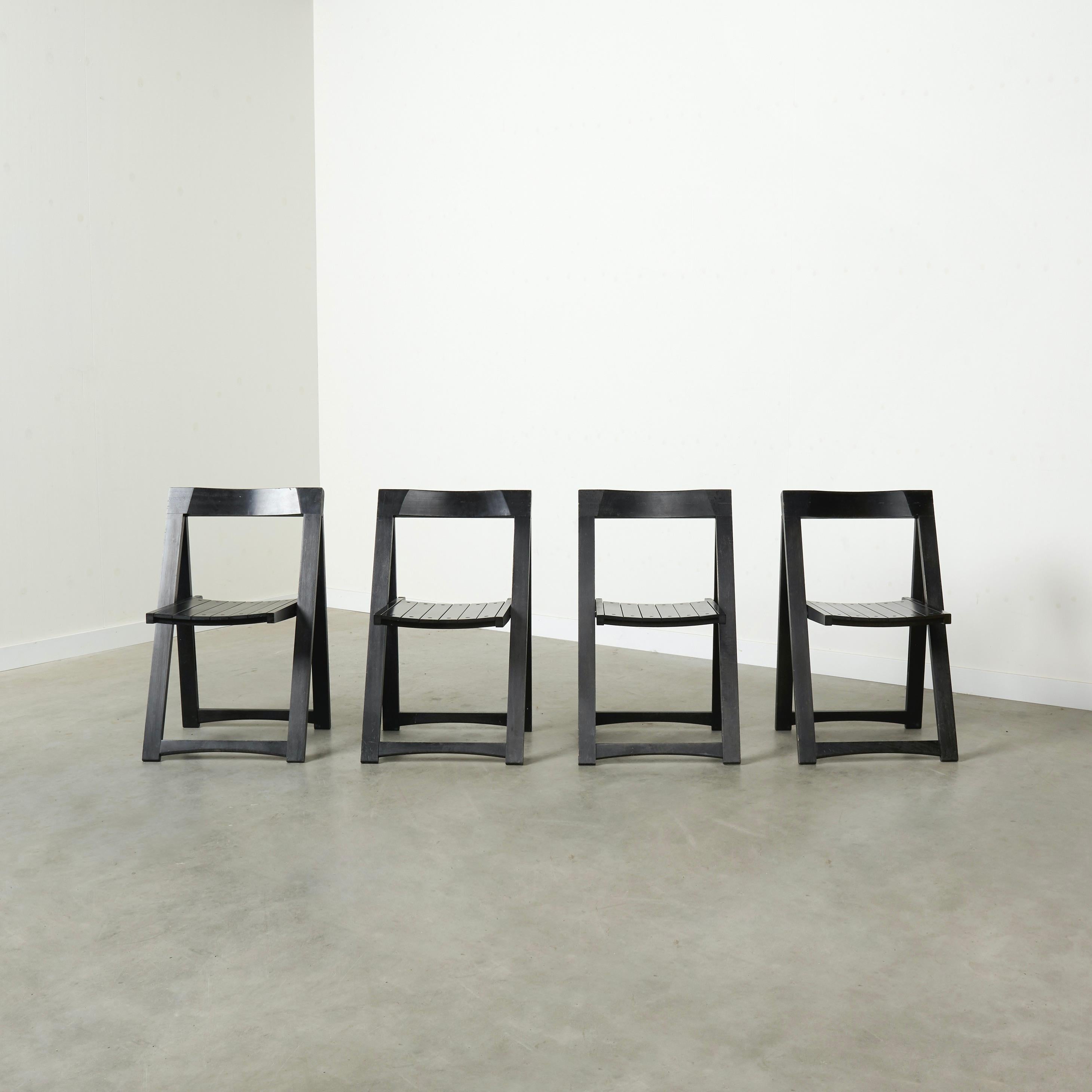 Chaises pliantes Trieste d'Aldo Jacober, années 1960 Bon état - En vente à GENDT, NL