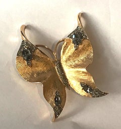 Trifari 1950s Broche papillon