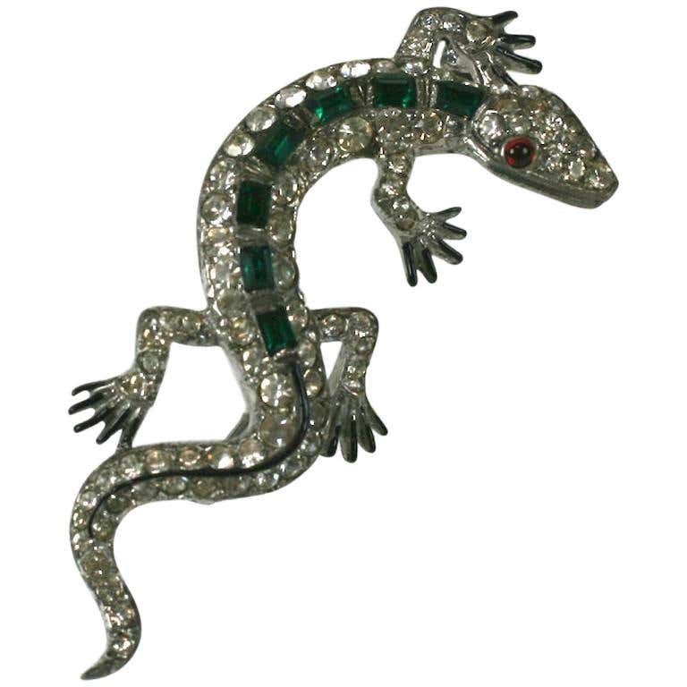 Antique Lizard Diamond Brooch at 1stDibs | antique diamond brooches for ...