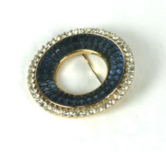 Trifari Alfred Philippe Invisibly Set Circle Brooch