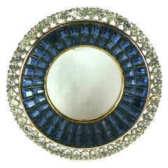 Trifari Alfred Philippe Invisibly Set Circle Brooch