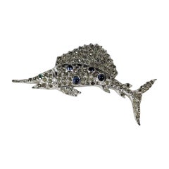 Trifari Alfred Phillipe Art Deco Sail Fish