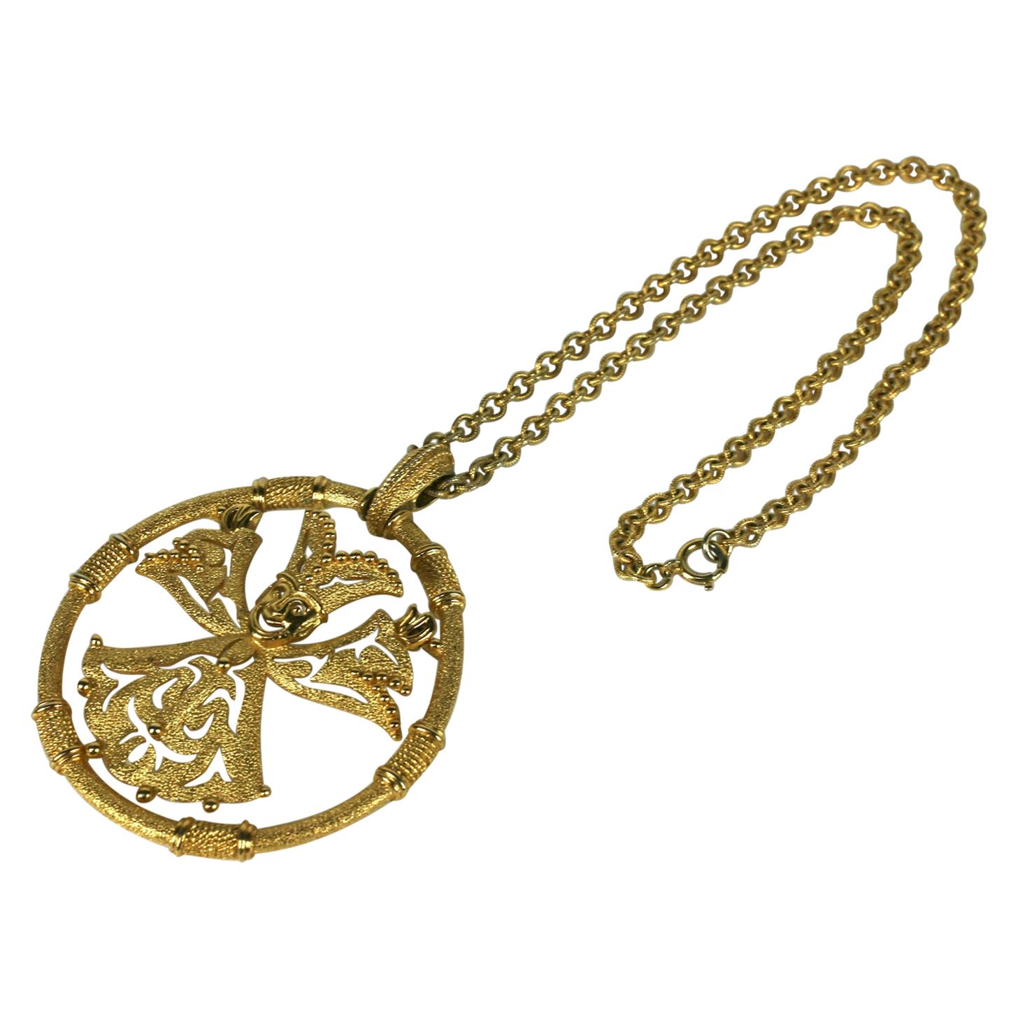 Lampe à suspension articulée bouffon Trifari