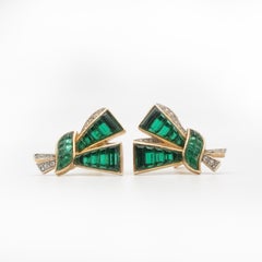 TRIFARI by ALFRED PHILIPPE Invisibly Set Knotted Bow Earrings