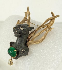 Trifari by Diane Love, Mystical Animal Brooch