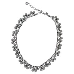 Collier ras du cou Trifari orné de cerises vintage des années 50