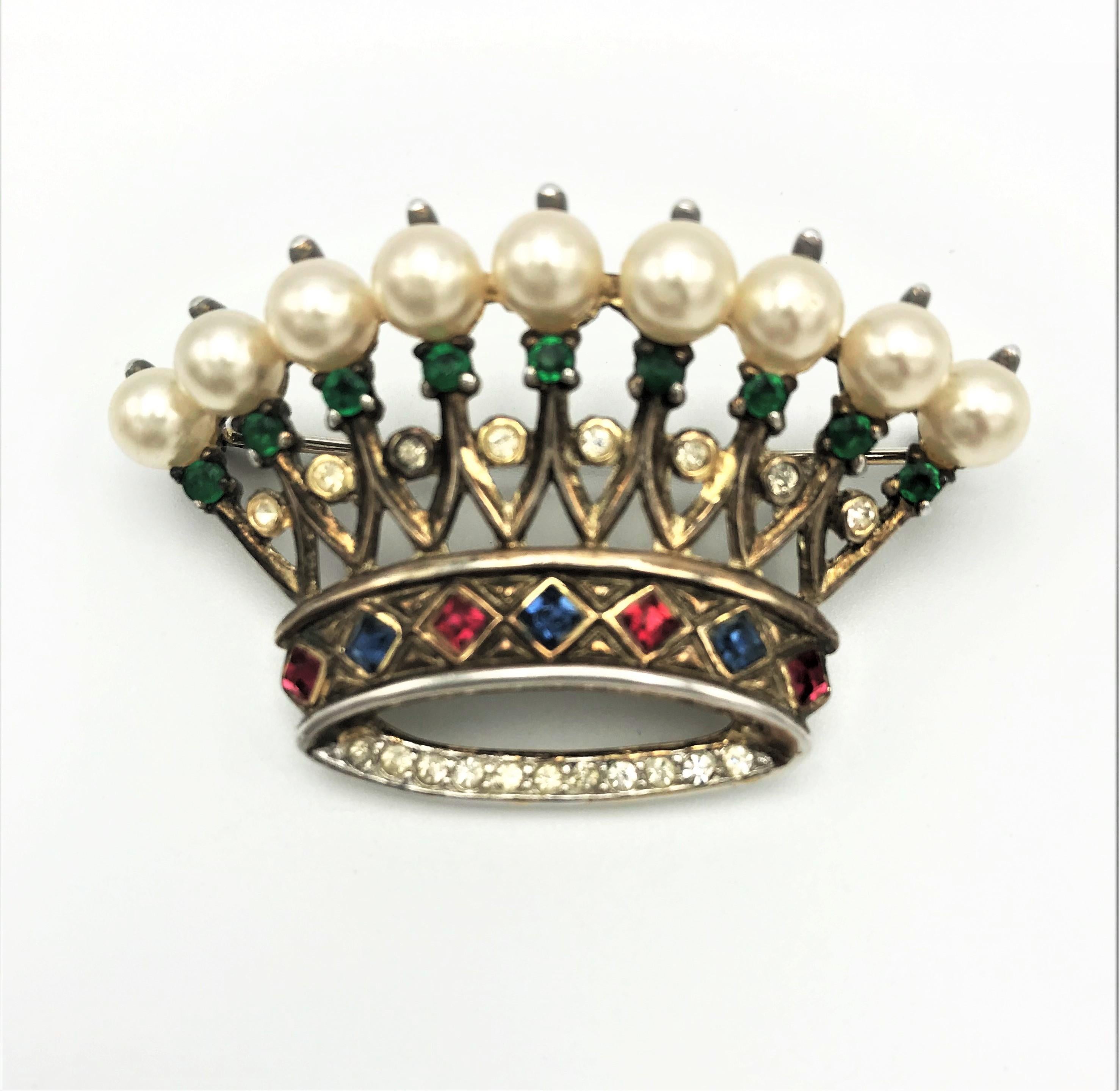 crown trifari brooch