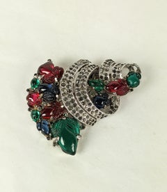 Trifari Fruit Salad Clip, Alfred Phillipe