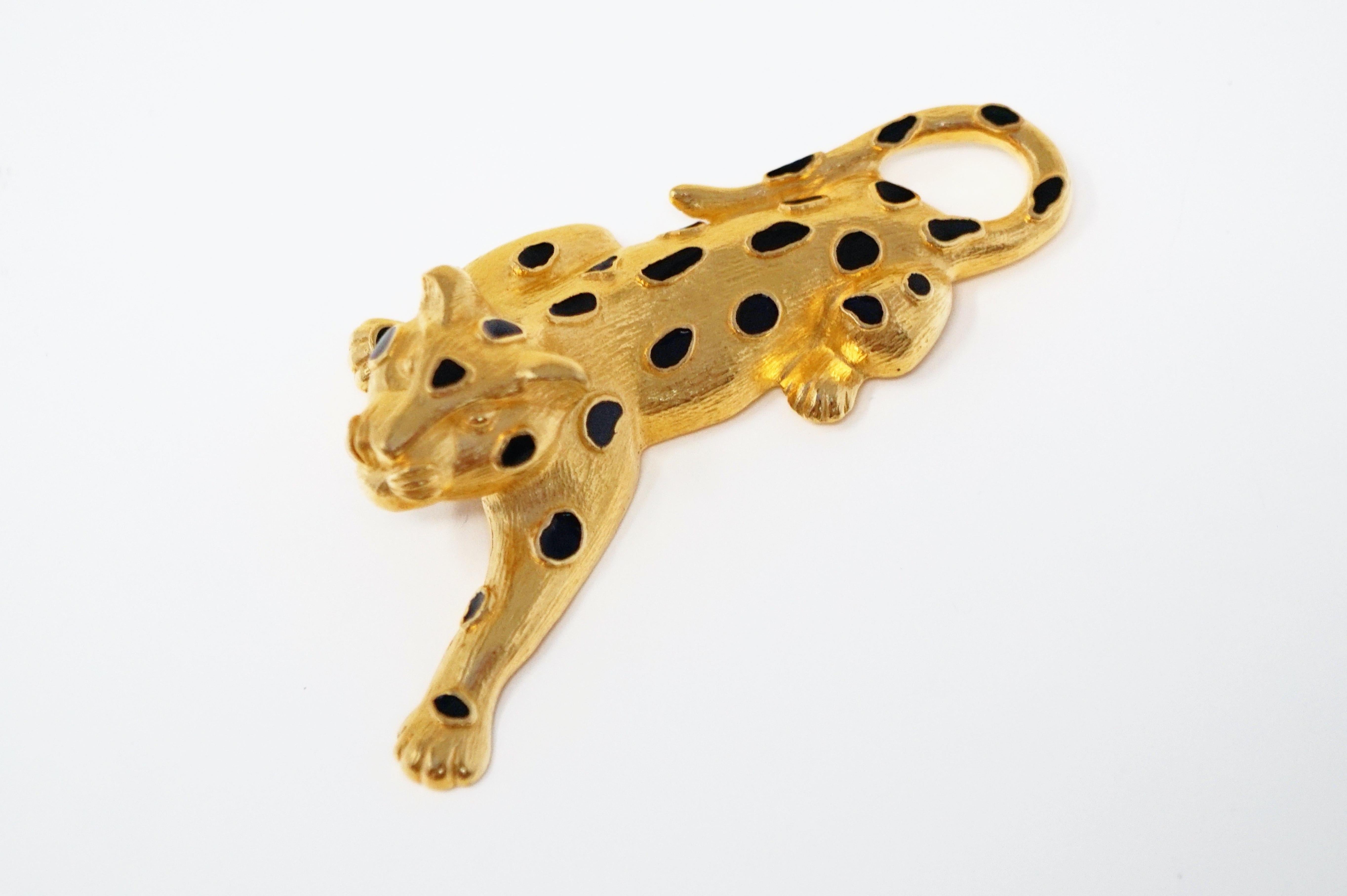 leopard brooch