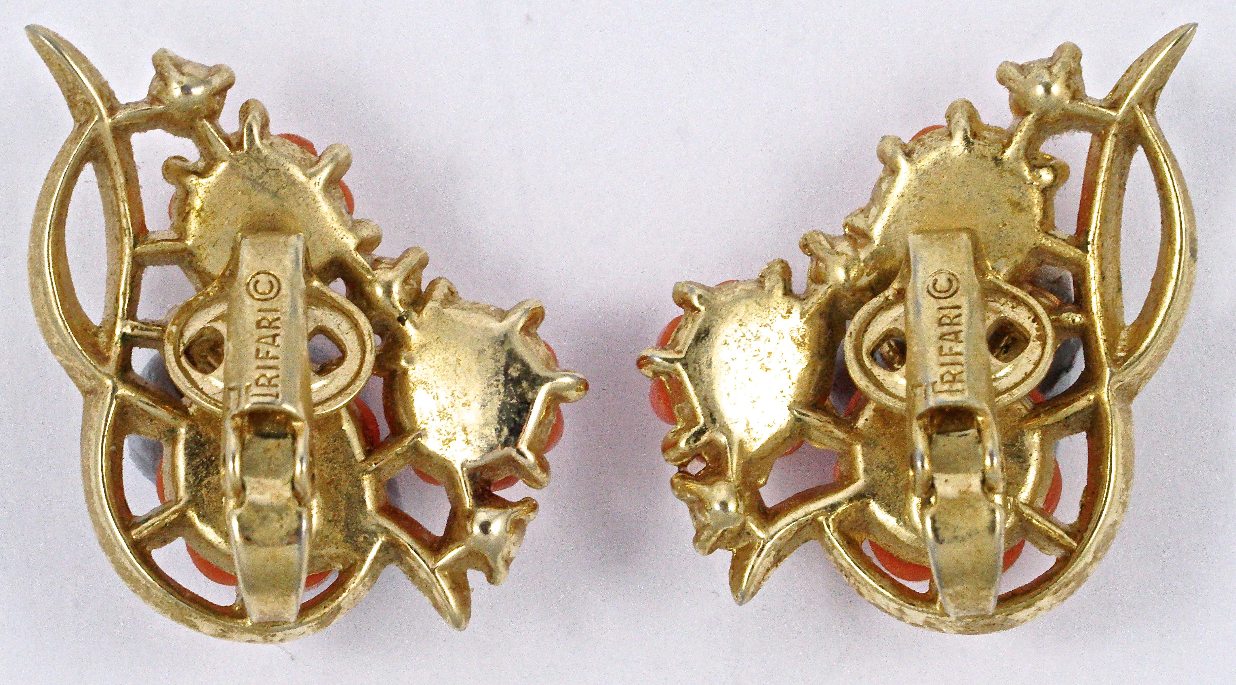 trifari earrings