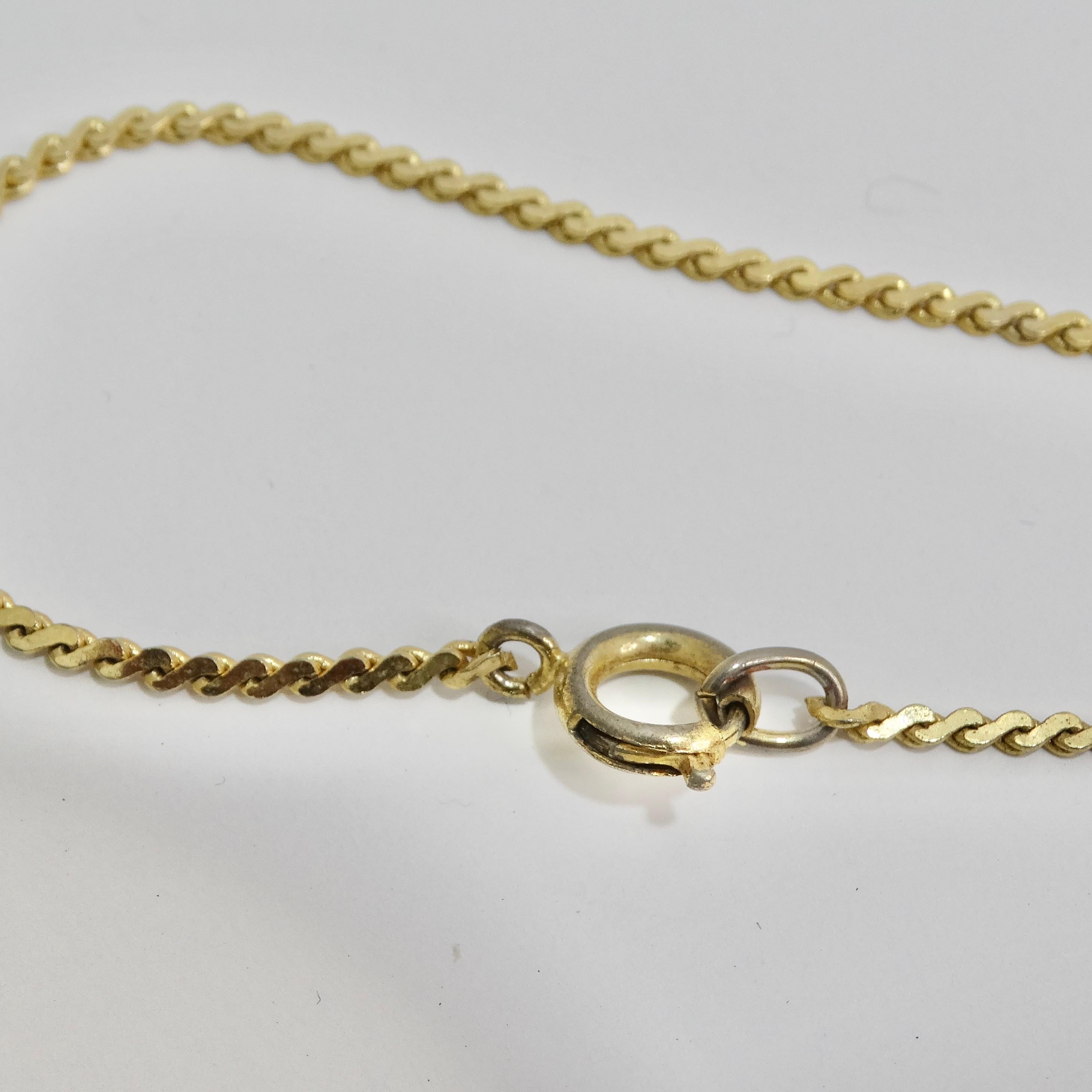 Trifari - Collier à pendentifs en forme d'étoile en or en vente 4