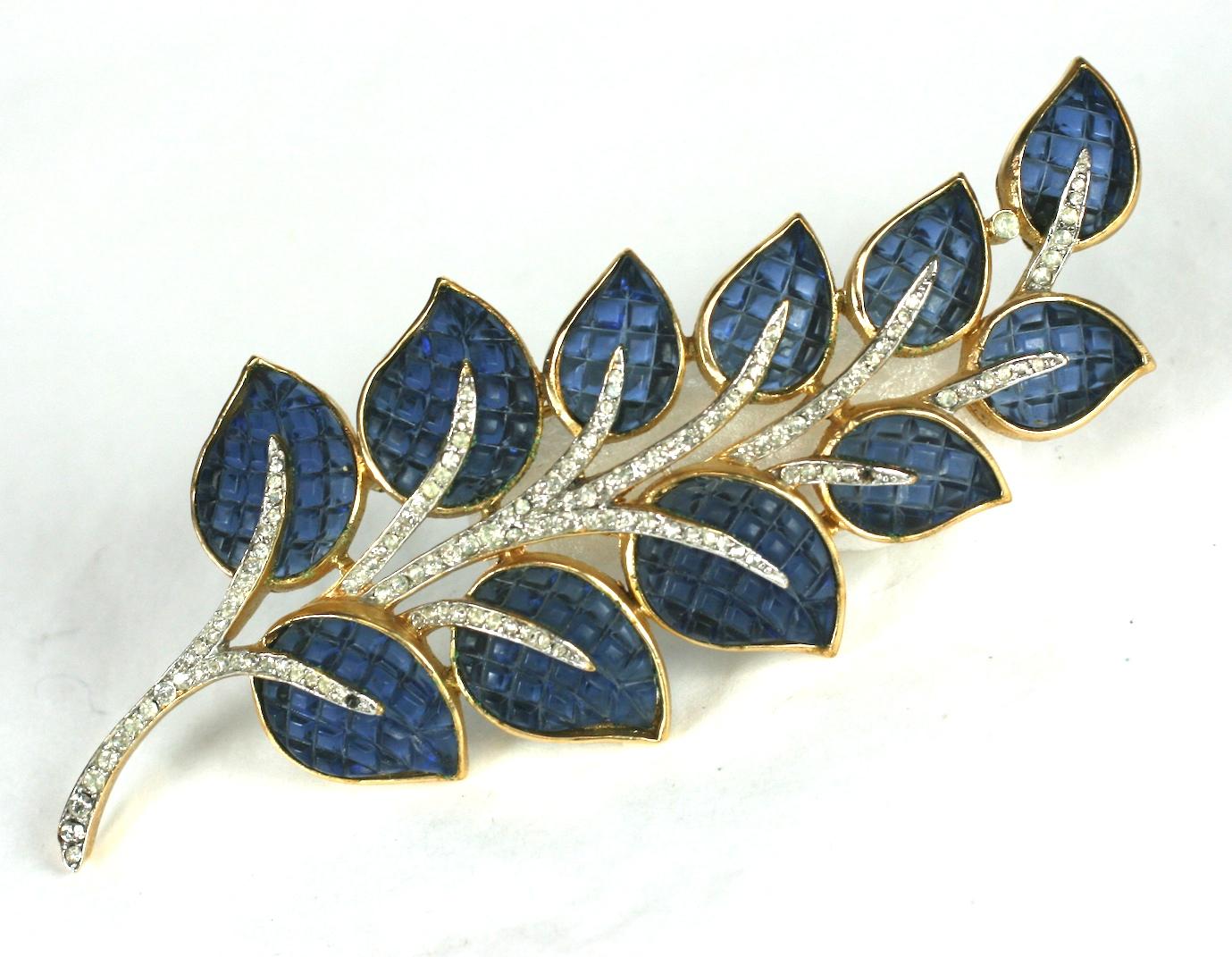 trifari brooch leaf