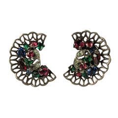 Pendientes Joyas Serie Riviera de Trifari, Alfred Philippe