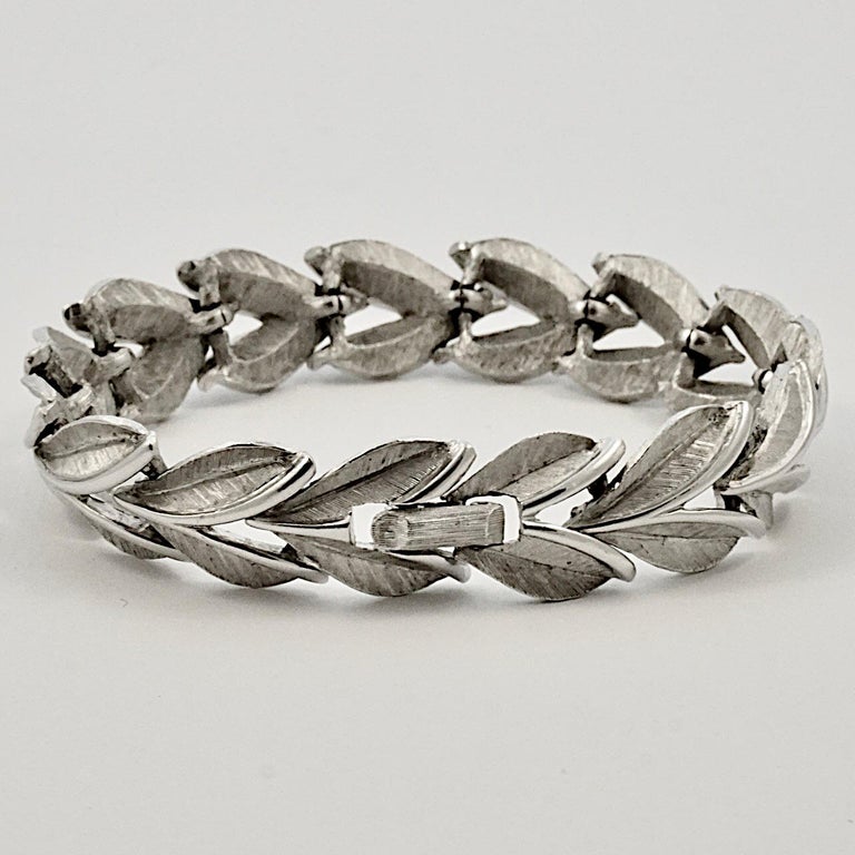 Trifari silver bracelet deals