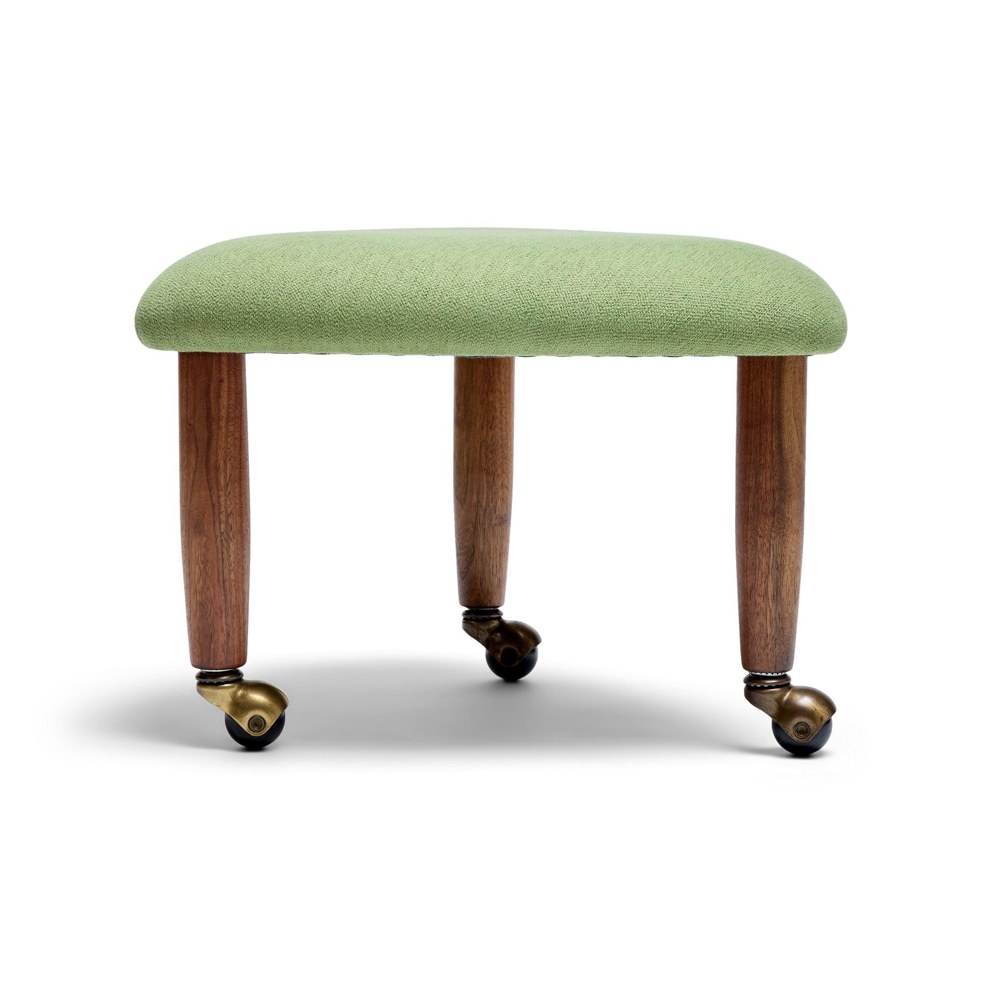 Trifecta Rolling Stool by Adrian Pearsall for Craft Associates In Excellent Condition For Sale In Sagaponack, NY