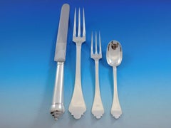 Trifed by James Robinson Sterling Silver Flatware Set Service 37 Pcs Dinner