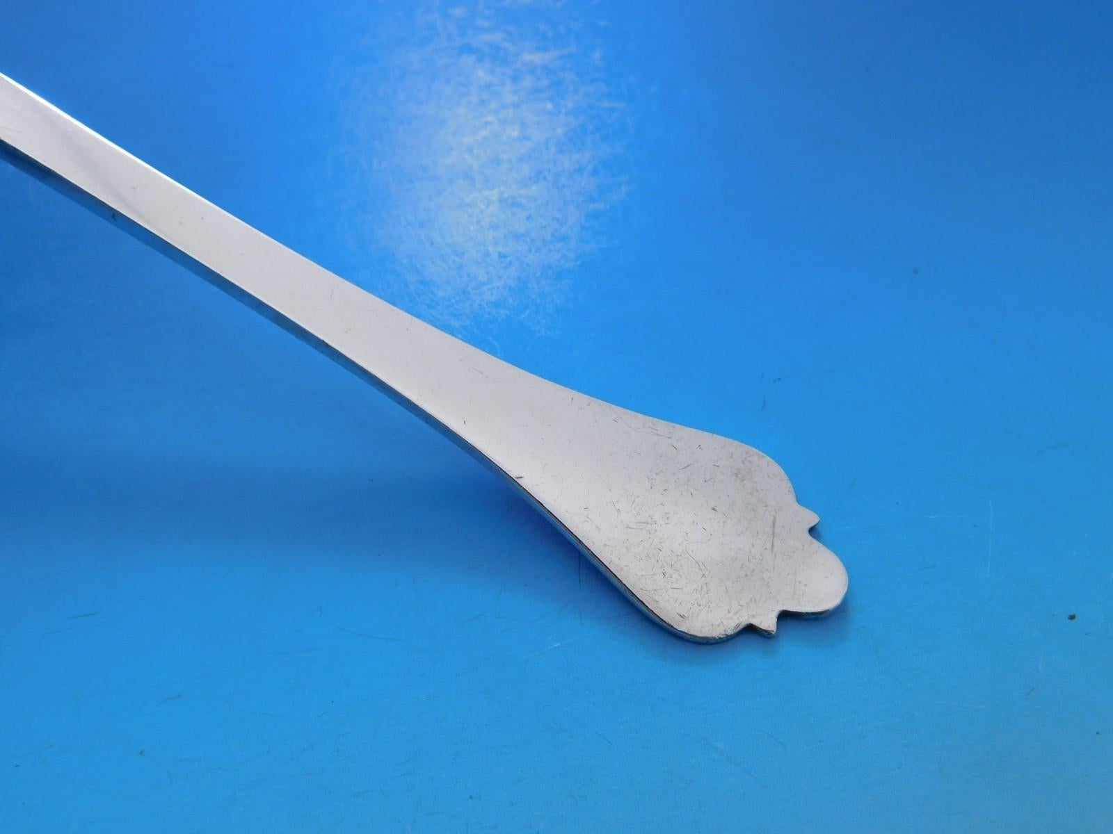 Set di posate in argento sterling inglese Trifid by Wall Wilson 12 Dinner 108 pezzi In condizioni ottime in vendita a Big Bend, WI