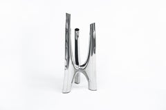 Triglav Candelabrum, Large, Stainless Steel, by Zieta