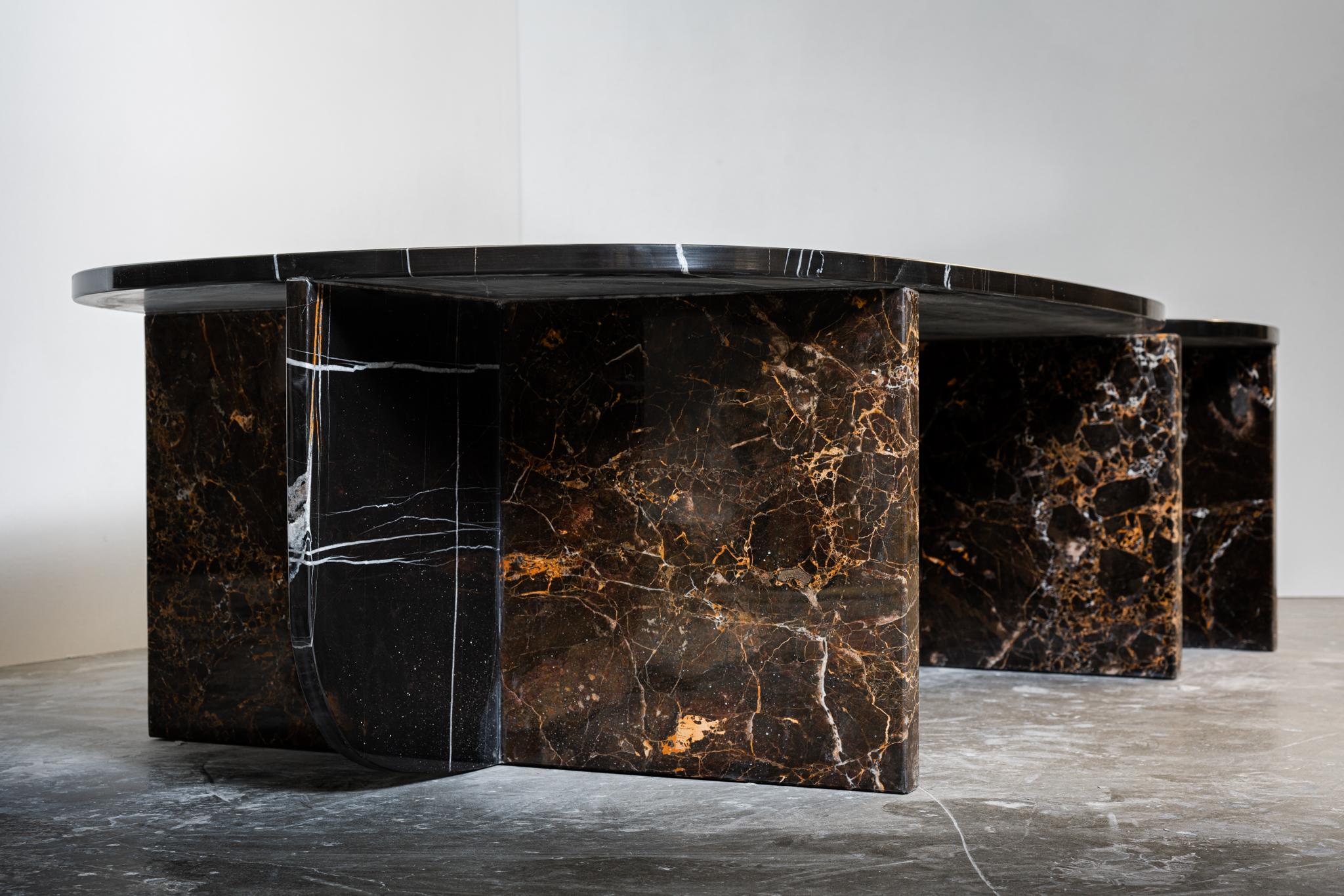 Trilithon Marble Coffee Table by OS And OOS 8