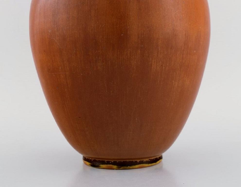 Late 20th Century Triller Tobo, Sweden, Stylish Unique Vase in Glazed Ceramic, 1970s