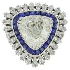 Trillion Cut Diamond Cocktail Ring