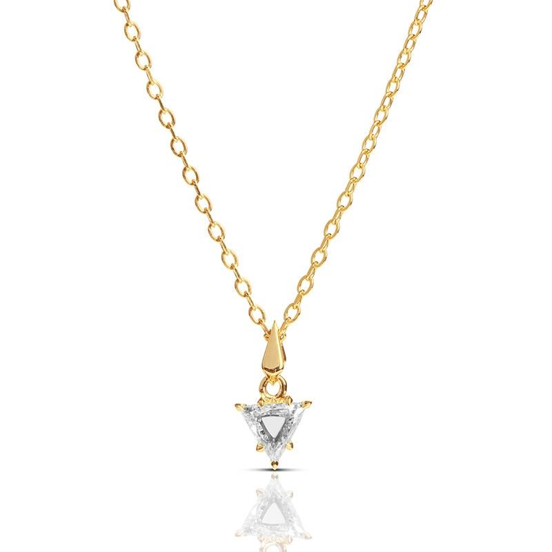 18ct Yellow Gold with  0.71ct Diamond Pendant.

Pendant height including bail approximately 14.5 mm, width approximately 8.5 mm

Chain length :  450mm
