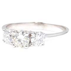 Bague trilogie de diamants 1,08 carats