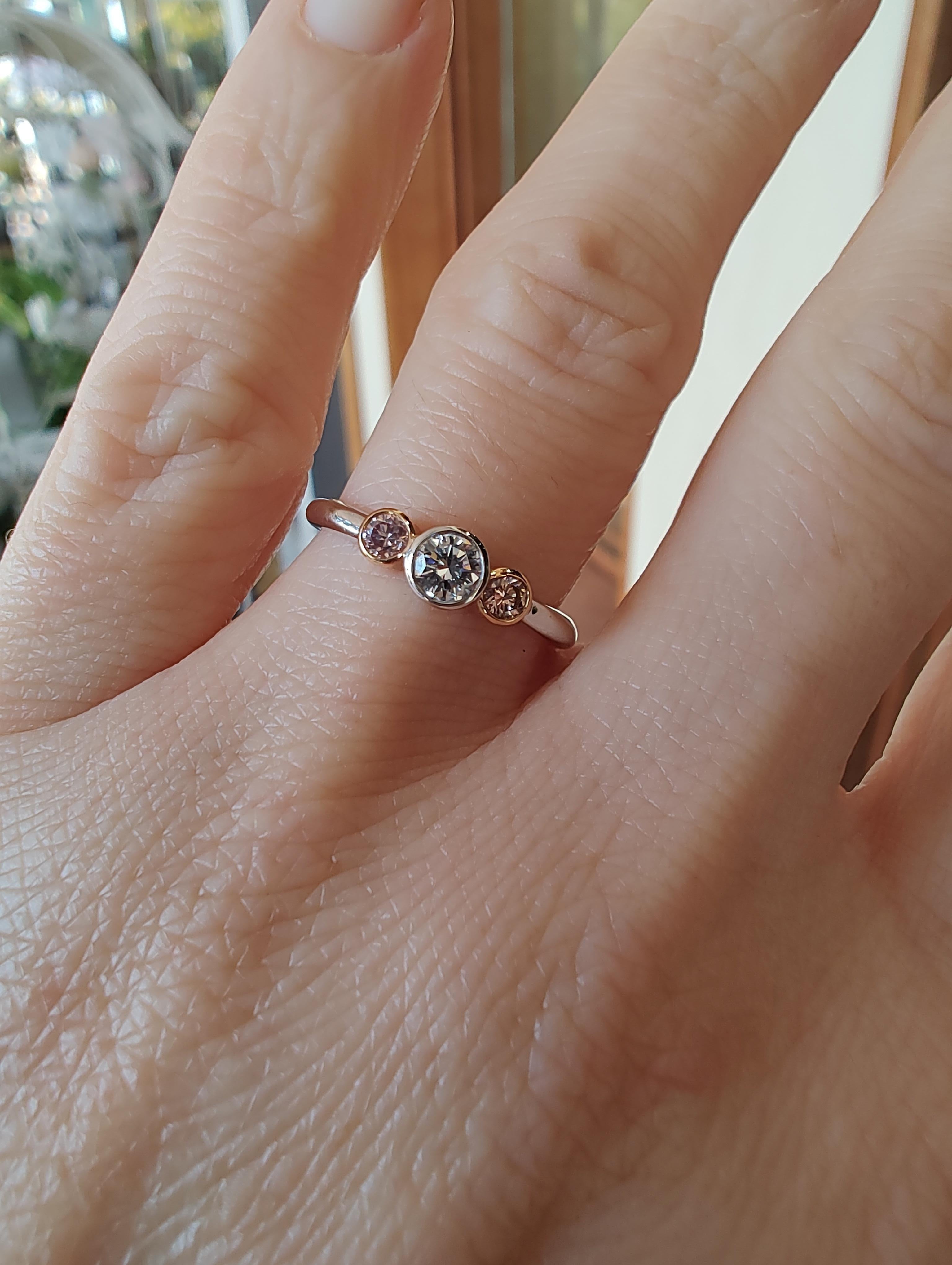 argyle diamond engagement ring