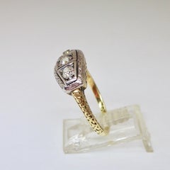 Trilogy Old Cut Diamond Ring
