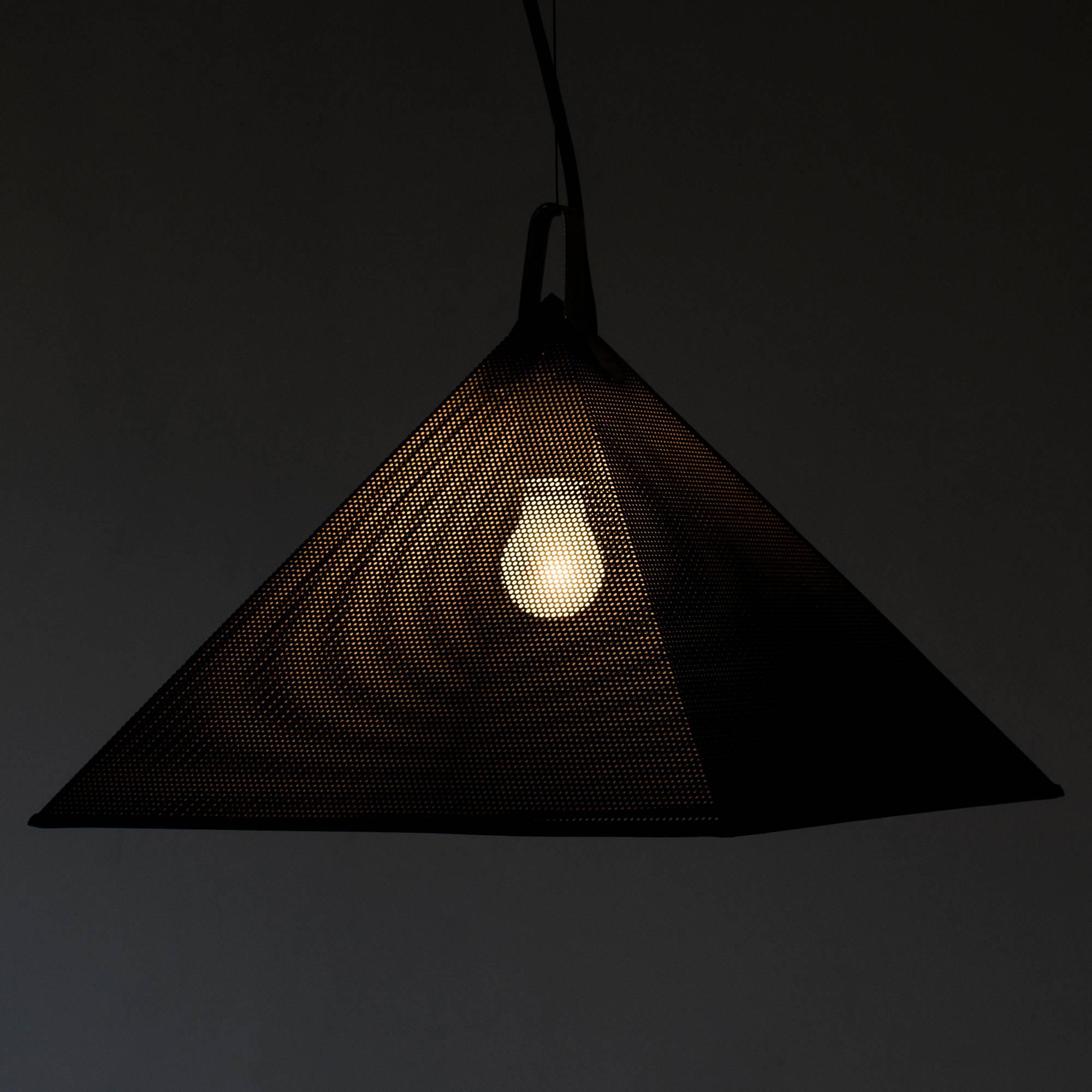 Minimalist Trimesh Black Pendant Lamp Shohei Mihara for Yamagiwa Postmodern Minimal Zen