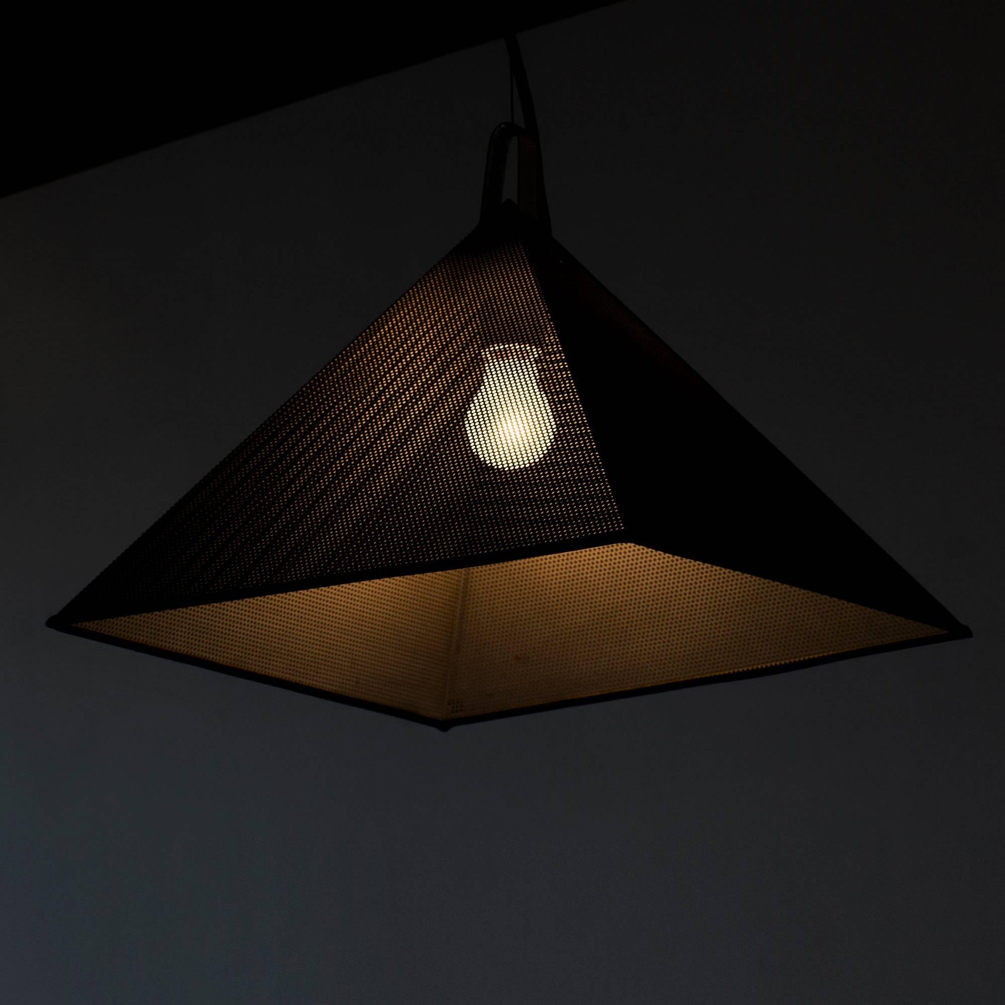 Japanese Trimesh Black Pendant Lamp Shohei Mihara for Yamagiwa Postmodern Minimal Zen