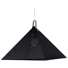 Trimesh Black Pendant Lamp Shohei Mihara for Yamagiwa Postmodern Minimal Zen