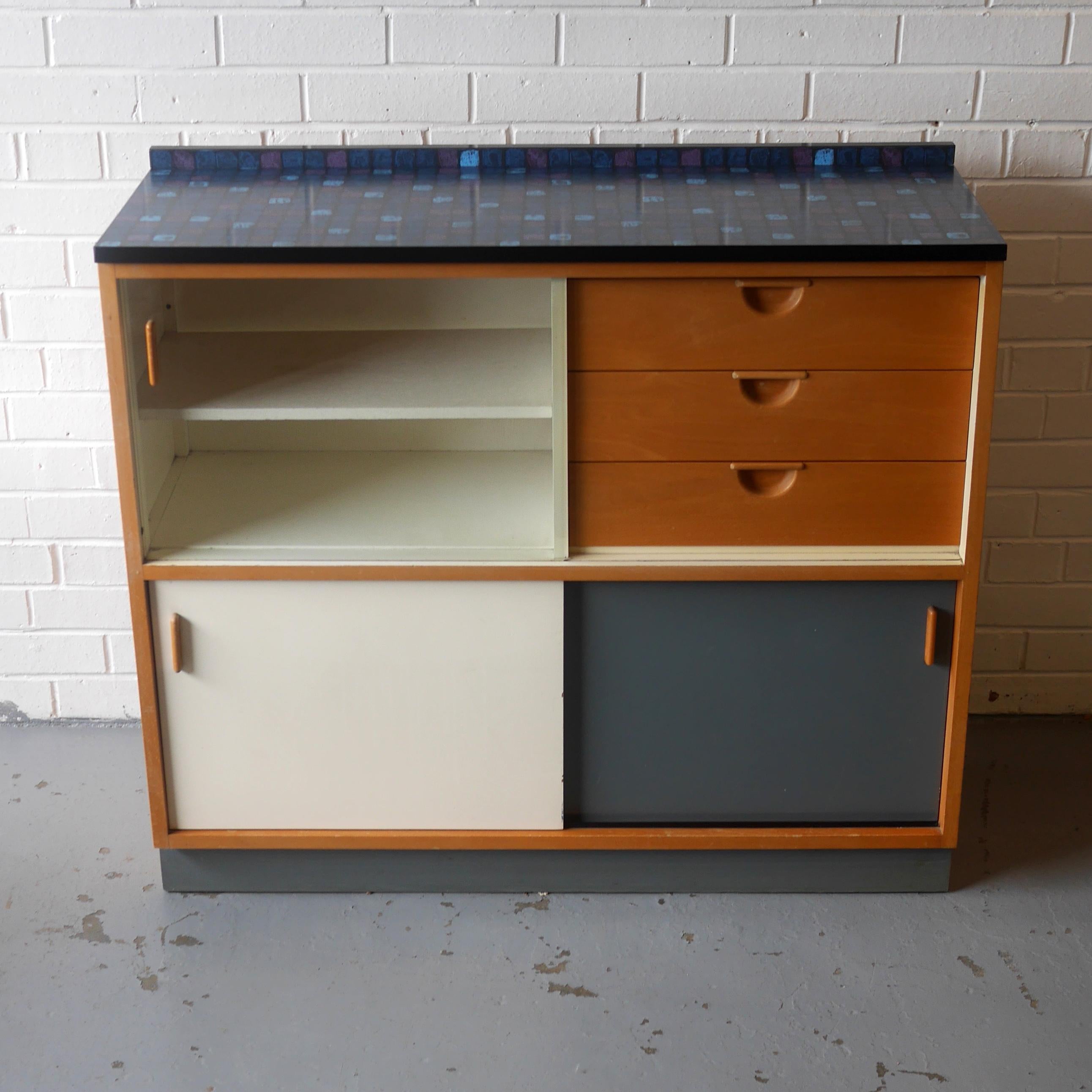 Mid-Century Modern Trimma Cabinet by Frank Guille for Kandya Ltd, circa 1954